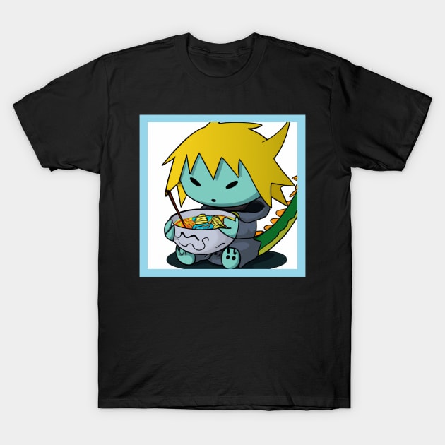 Baby ramen dragon anime drawing T-Shirt by DadOfMo Designs